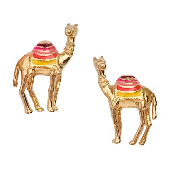 KATE SPADE • Spice Things Up Camel Gold Earrings - Picture 1 of 7